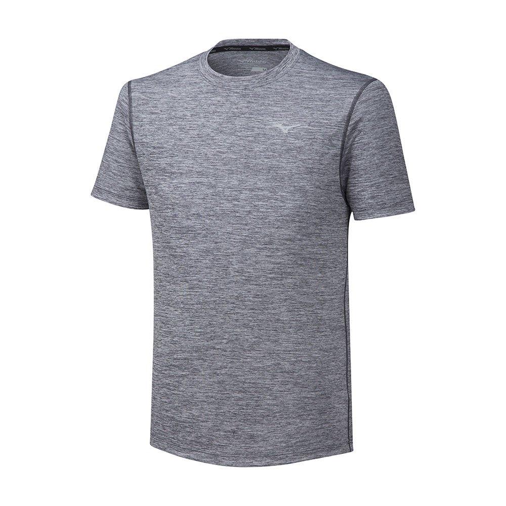 Men's Mizuno T-Shirts Grey Impulse Core Apparel - J2GA751908